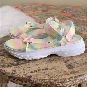 Rainbow Pastel Sandals!